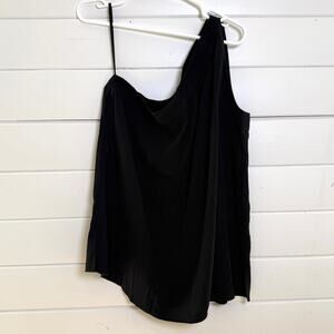 Black Label‎ by Chico's One Shoulder Top Womens 2 Black